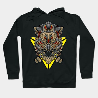 tiger megatron mecha head Hoodie